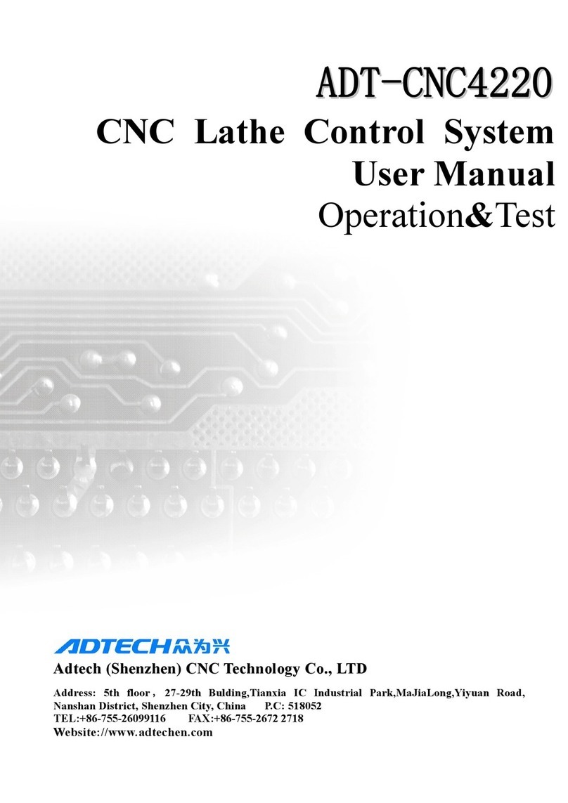 Adtech ADT-CNC4220 User manual