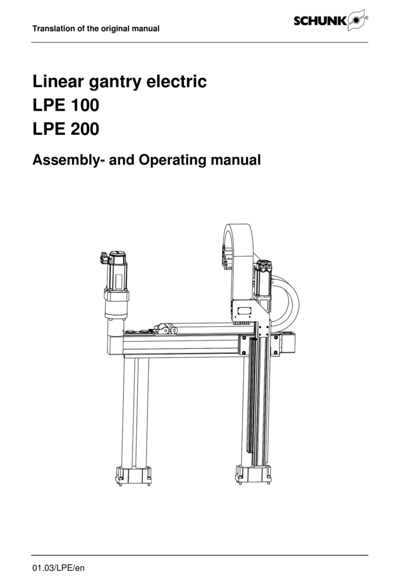 SCHUNK LPE 100 User instructions