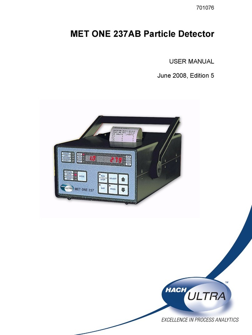 Hach Ultra MET ONE 237AB user manual