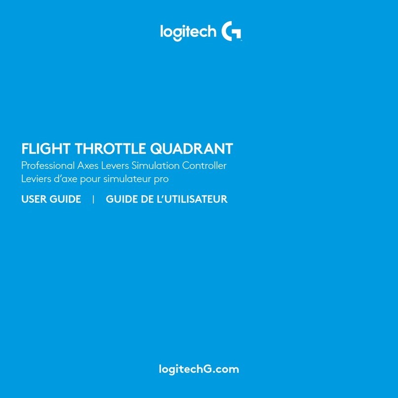 Logitech G FLIGHT THROTTLE QUADRANT User manual Logitech G FLIGHT THROTTLE QUADRANT User manual