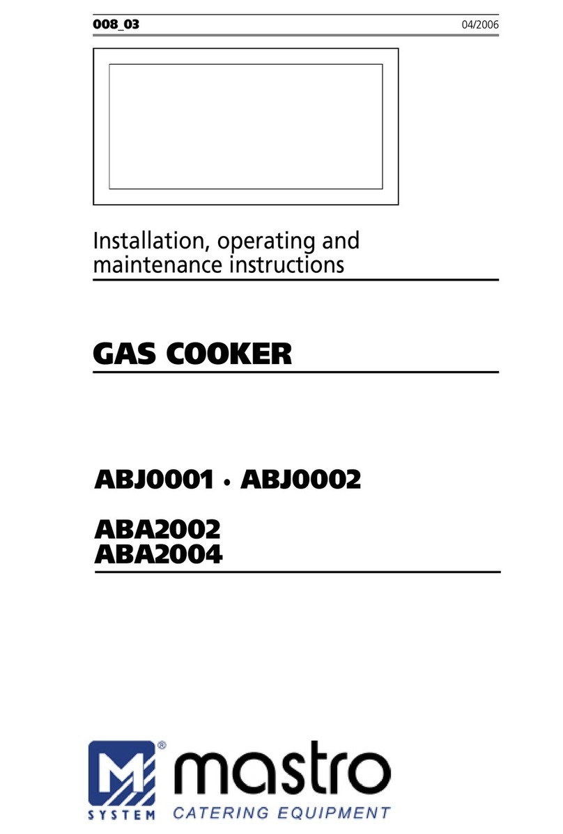 mastro ABJ0001 Installation, operating and maintenance instructions