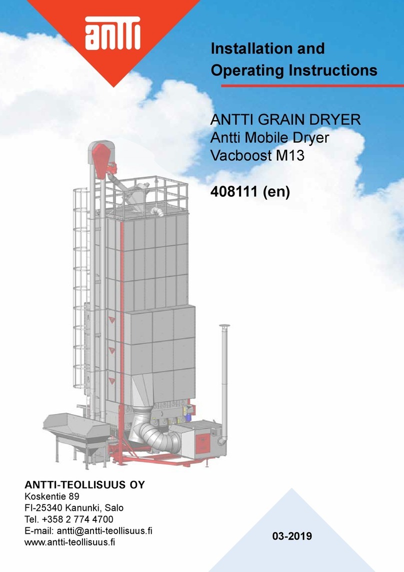 ANTTI Vacboost M13 Installation and operating instructions
