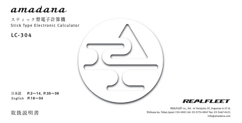 Amadana LC-304 User manual