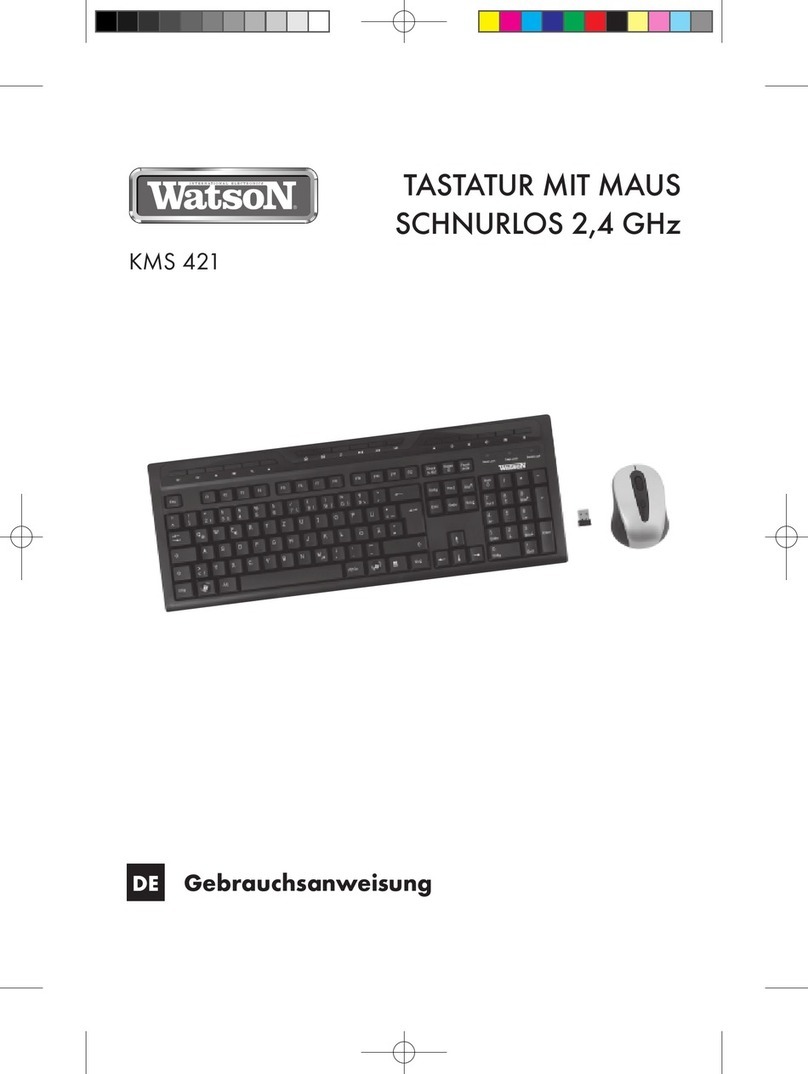 WATSON KMS 421 instruction manual