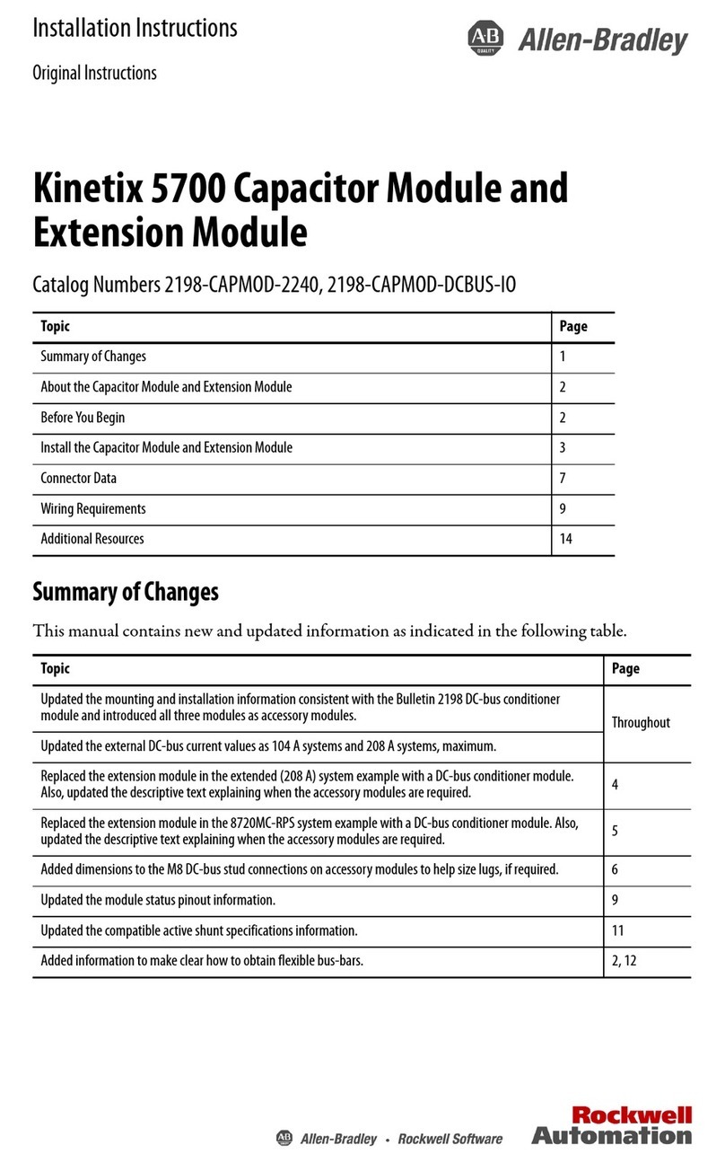 Allen-Bradley Kinetix 5700 User manual