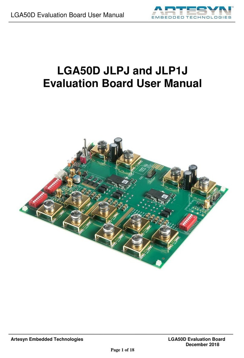 ARTESYN EMBEDDED TECHNOLOGIES LGA50D JLPJ User manual