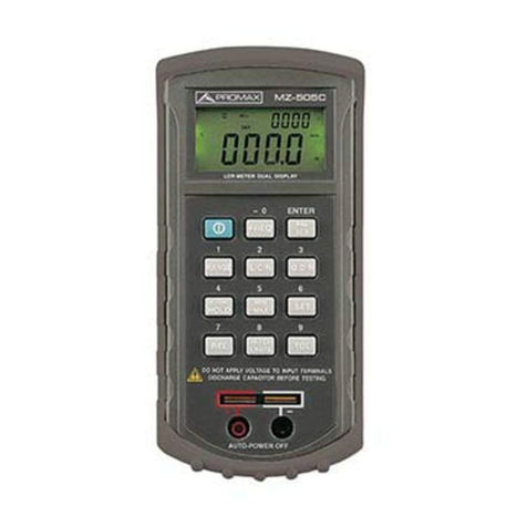 Promax MZ-505C User manual