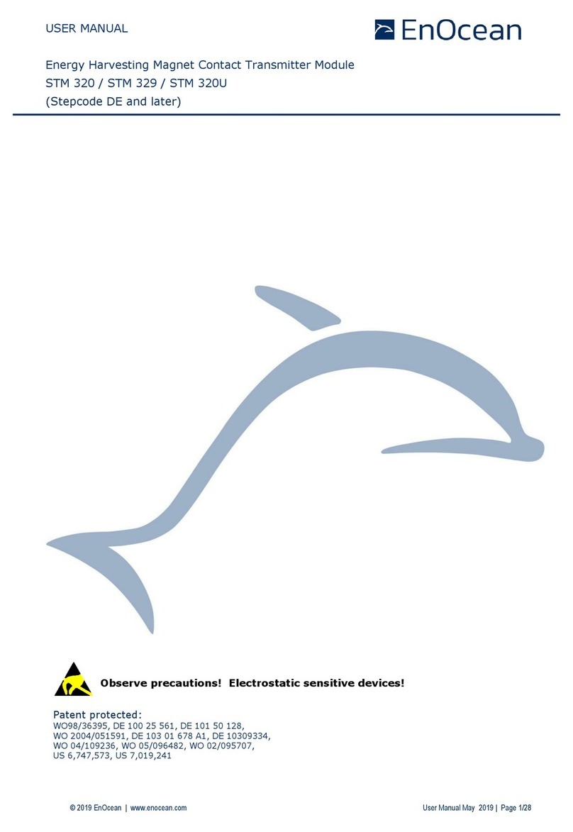 EnOcean STM 329 user manual