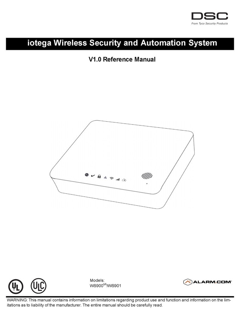 DSC iotega WS900UL User manual