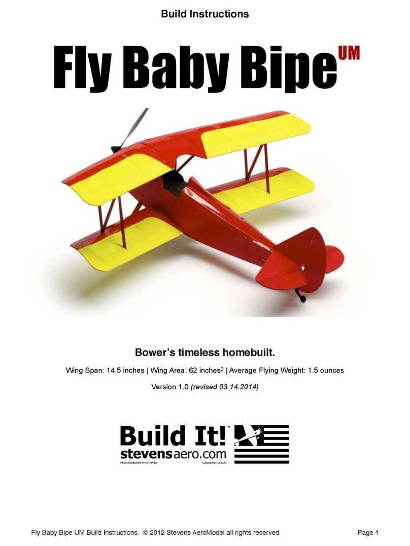 Stevens Aero Model Fly Baby Bipe Manual