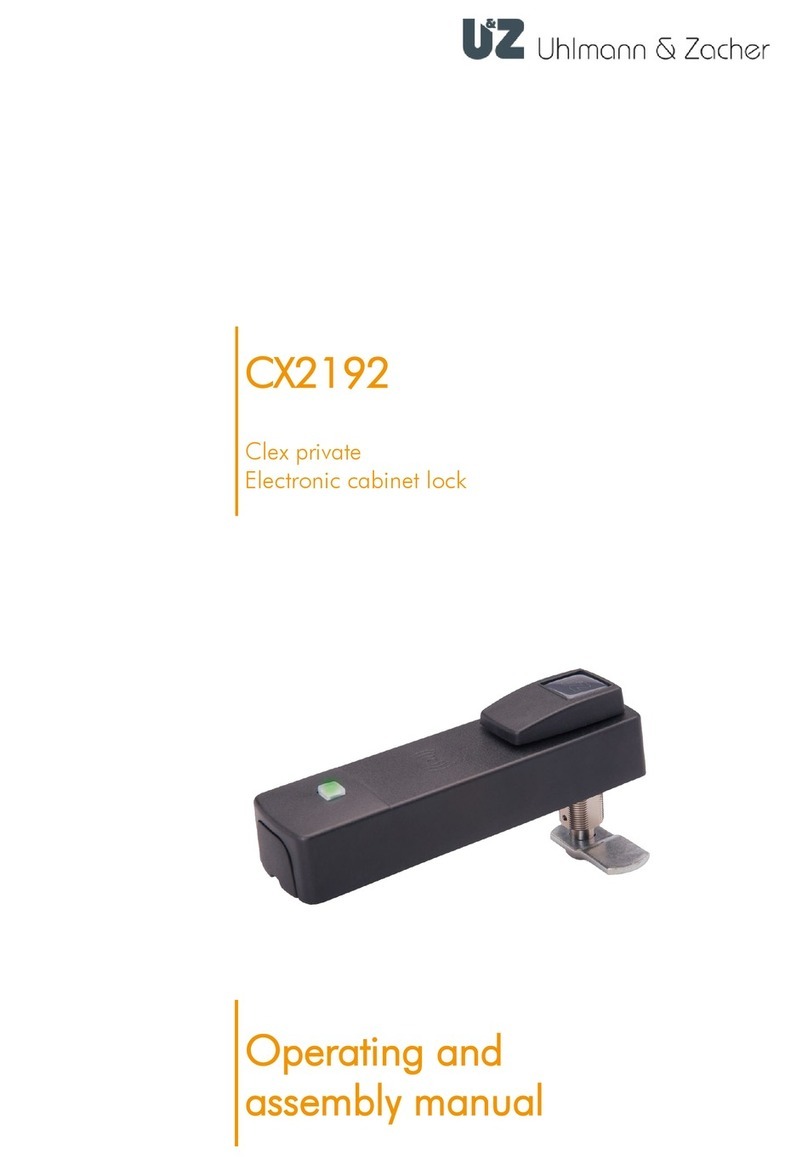 uhlmann & zacher CX2192 Operating and assembly manual
