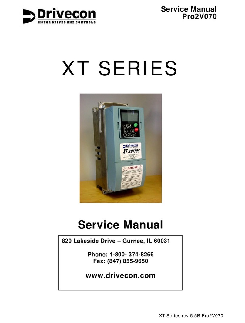 Drivecon XT Series Service manual