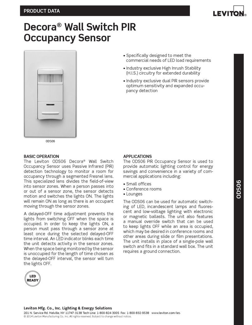 Leviton Decora ODS06 Product data