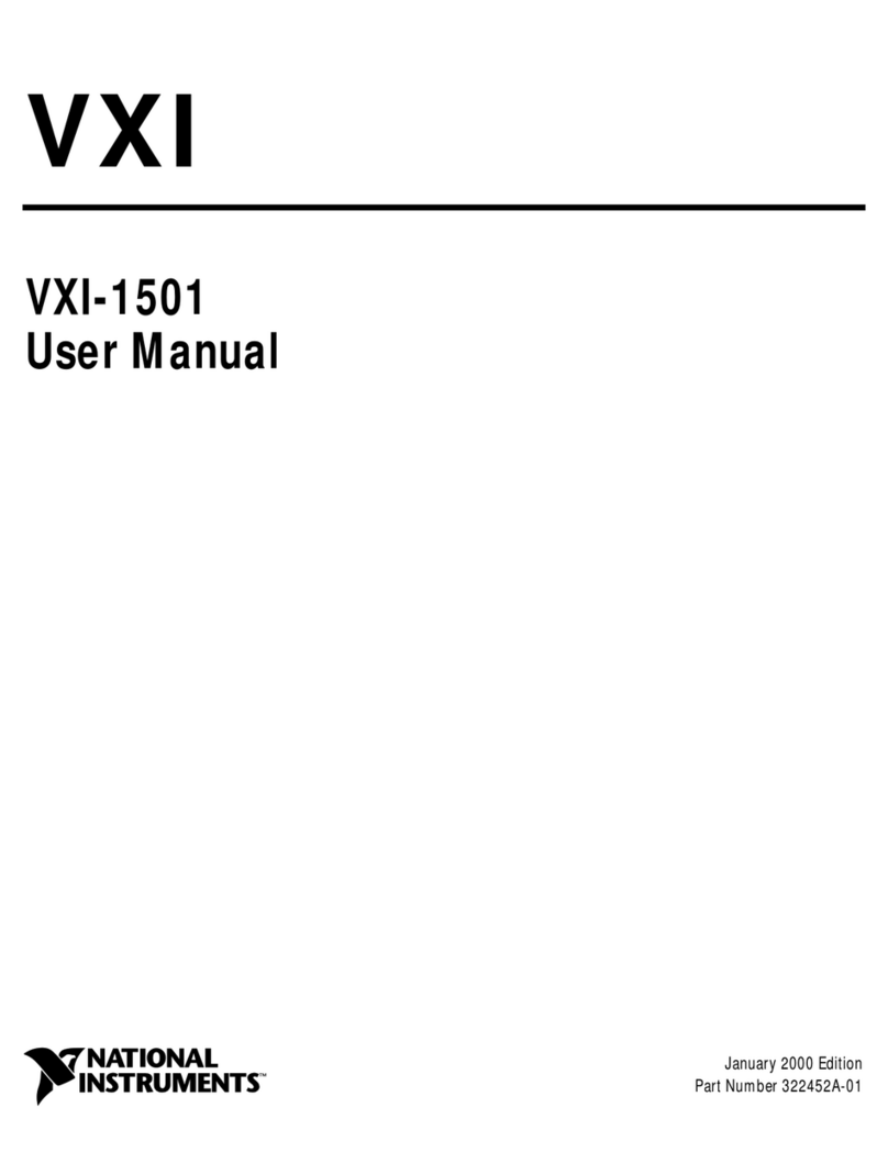 National Instruments VXI Series user manual
