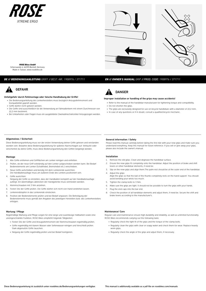 Rose electronics XTREME ERGO owner's manual
