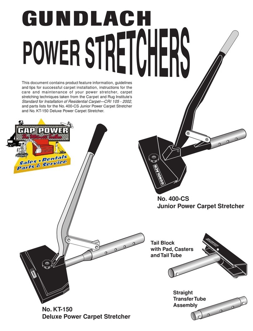 Gundlach 400-CS Parts list manual