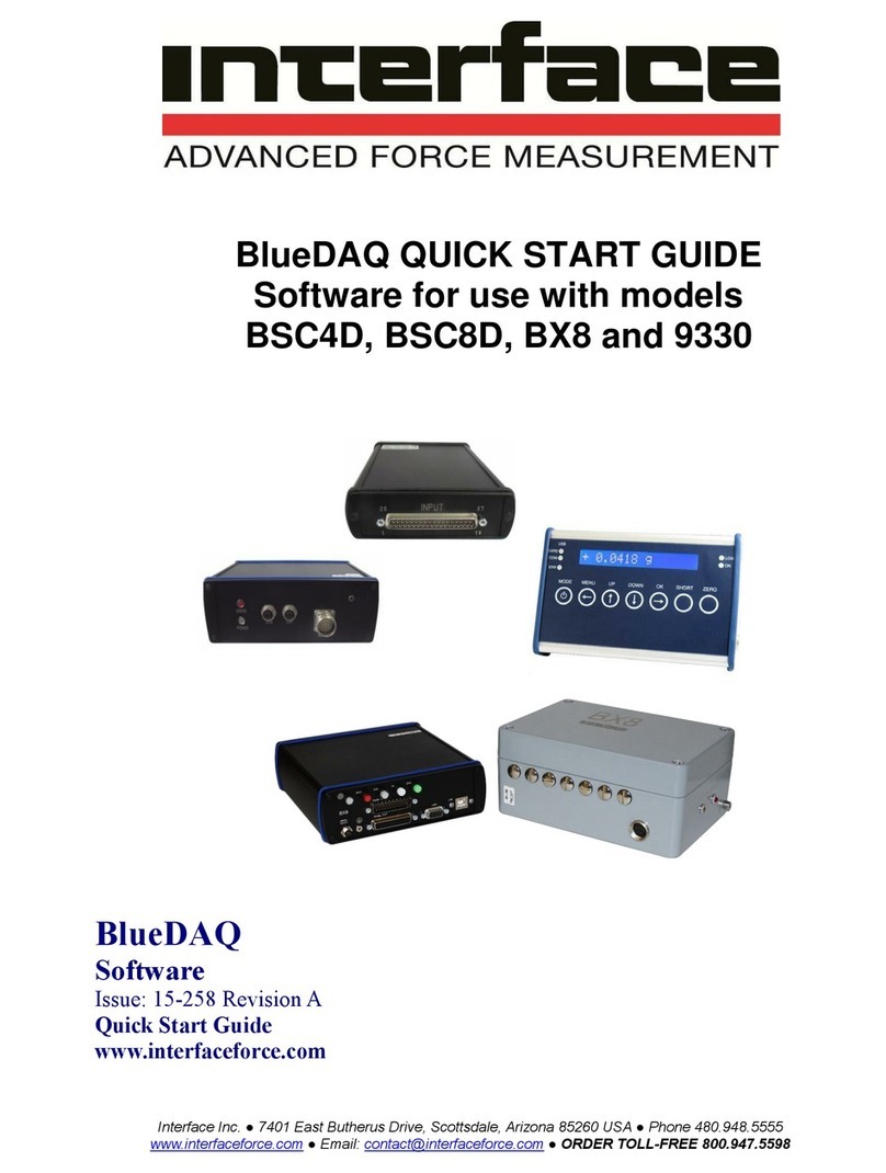 Interface BlueDAQ BSC4D quick start guide