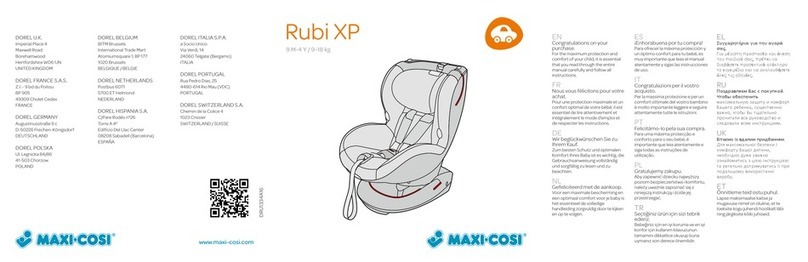 MaxiCosi Rubi XP Troubleshooting guide