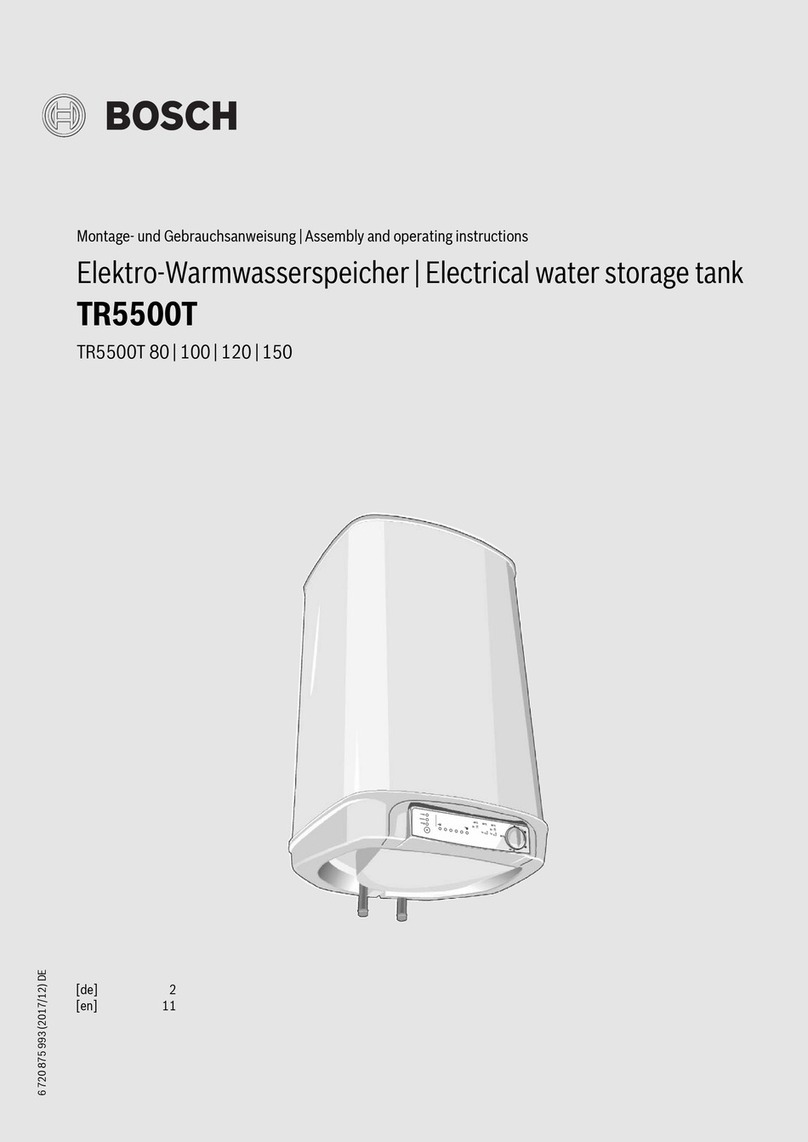 Bosch TR5500T Series User manual