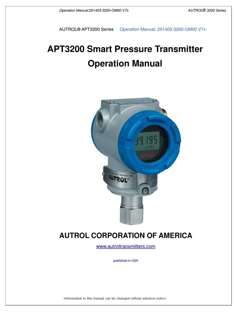 Autrol APT3200 Series Operation manual