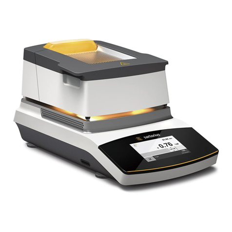 Sartorius MA160 User manual