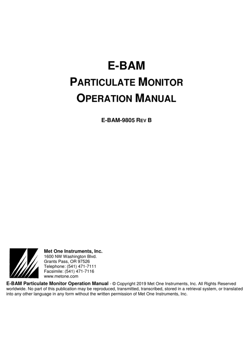 Met One E-BAM Operation manual
