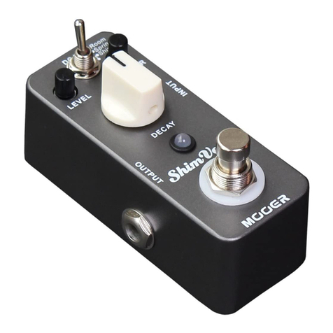 Mooer ShimVerb Micro Series owner's manual
