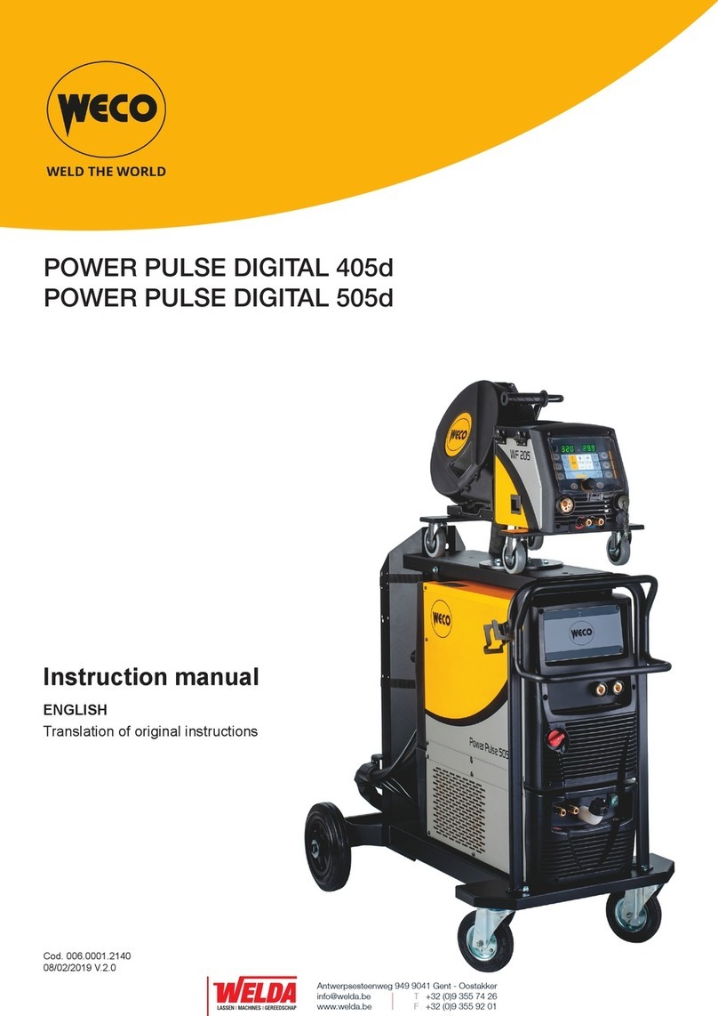 Weco POWER PULSE DIGITAL 405d instruction manual