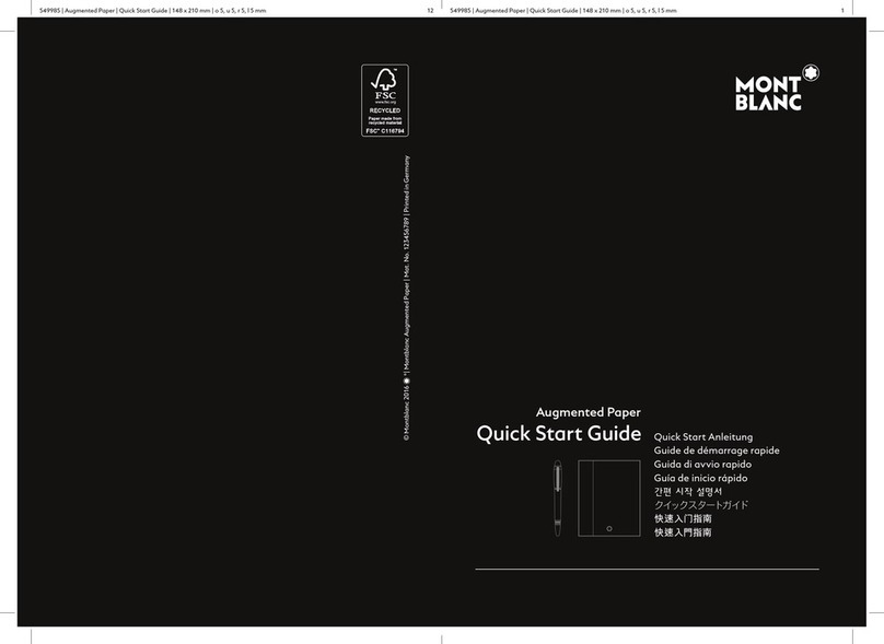 Mont Blanc AUGP-100 quick start guide