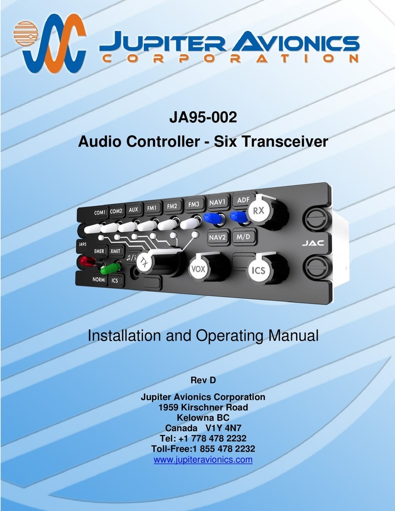 Jupiter Avionics JA95-002 User manual