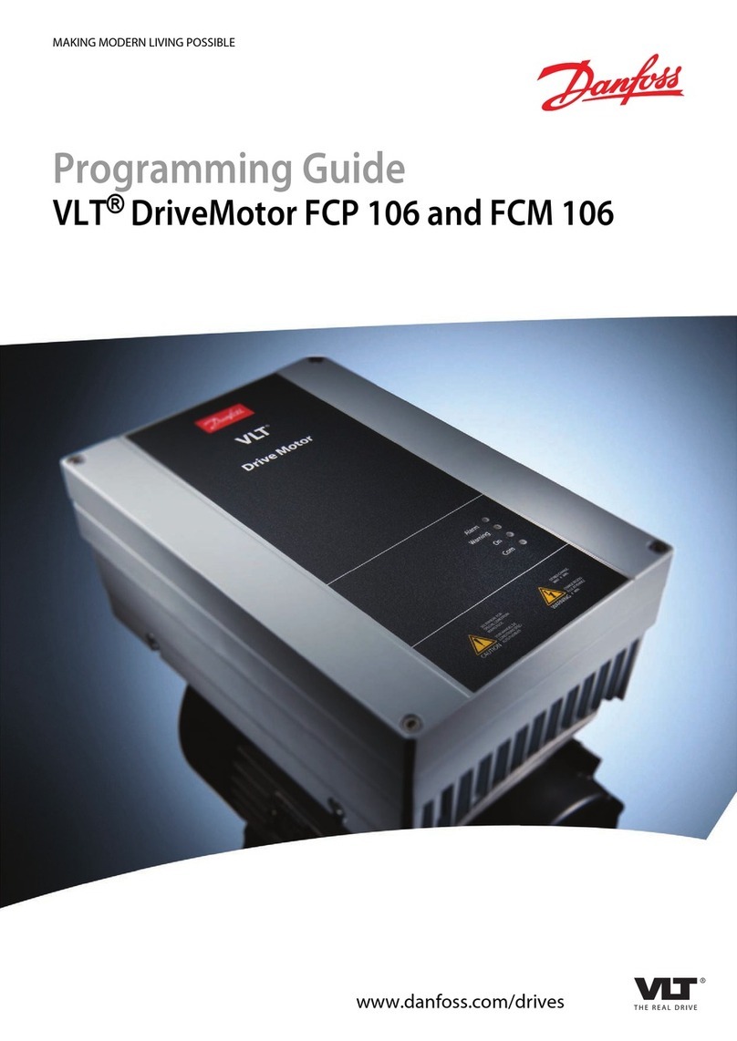 Danfoss VLT DriveMotor FCP 106 Operating instructions