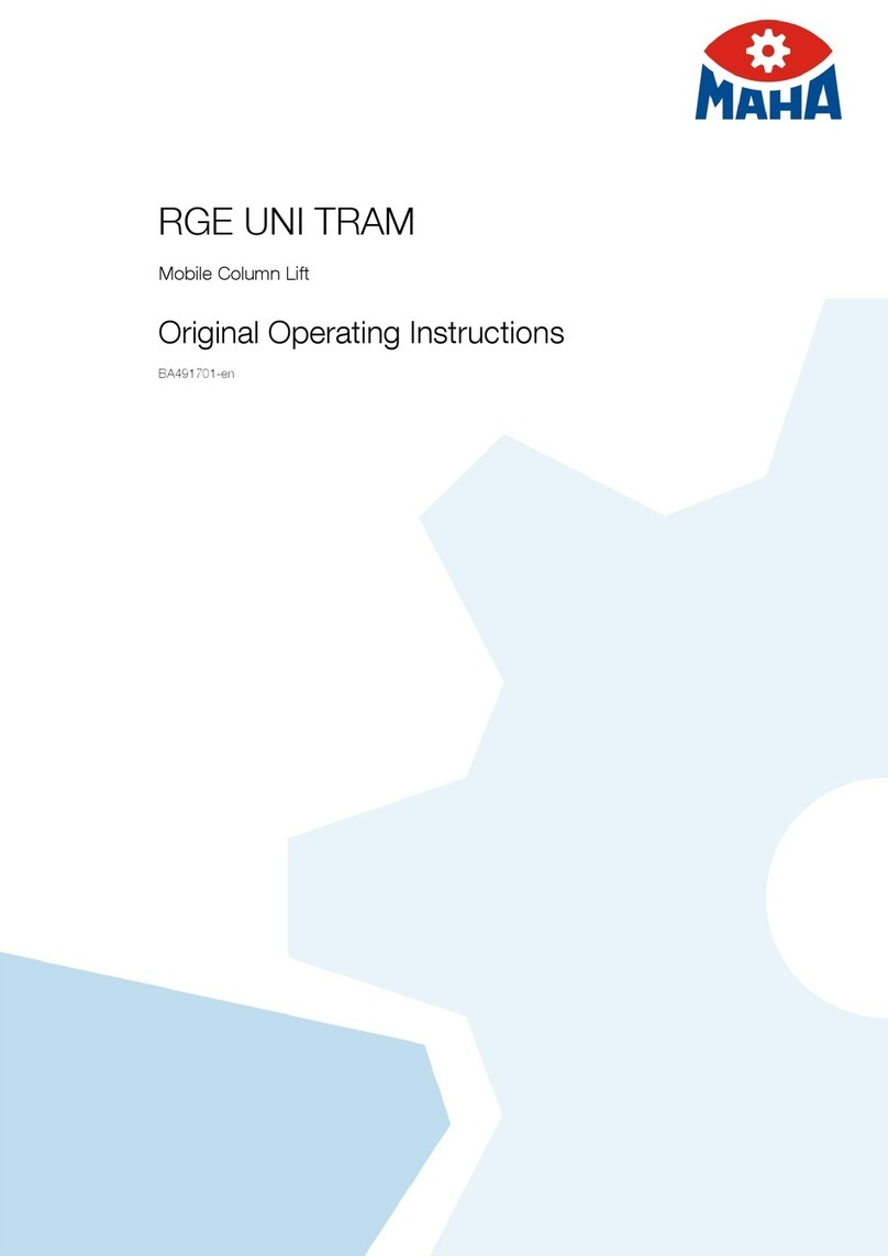 MAHA RGE UNI TRAM User manual