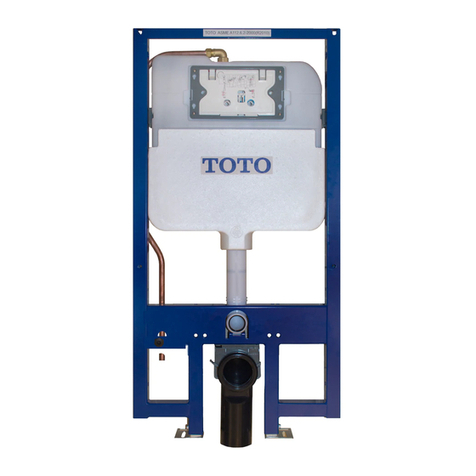 Toto DuoFit WT171M Installation instructions