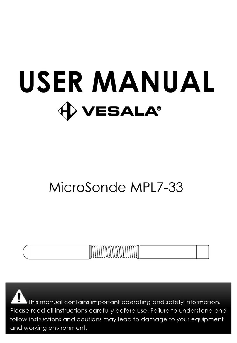 VESALA MicroSonde MPL7-33 user manual