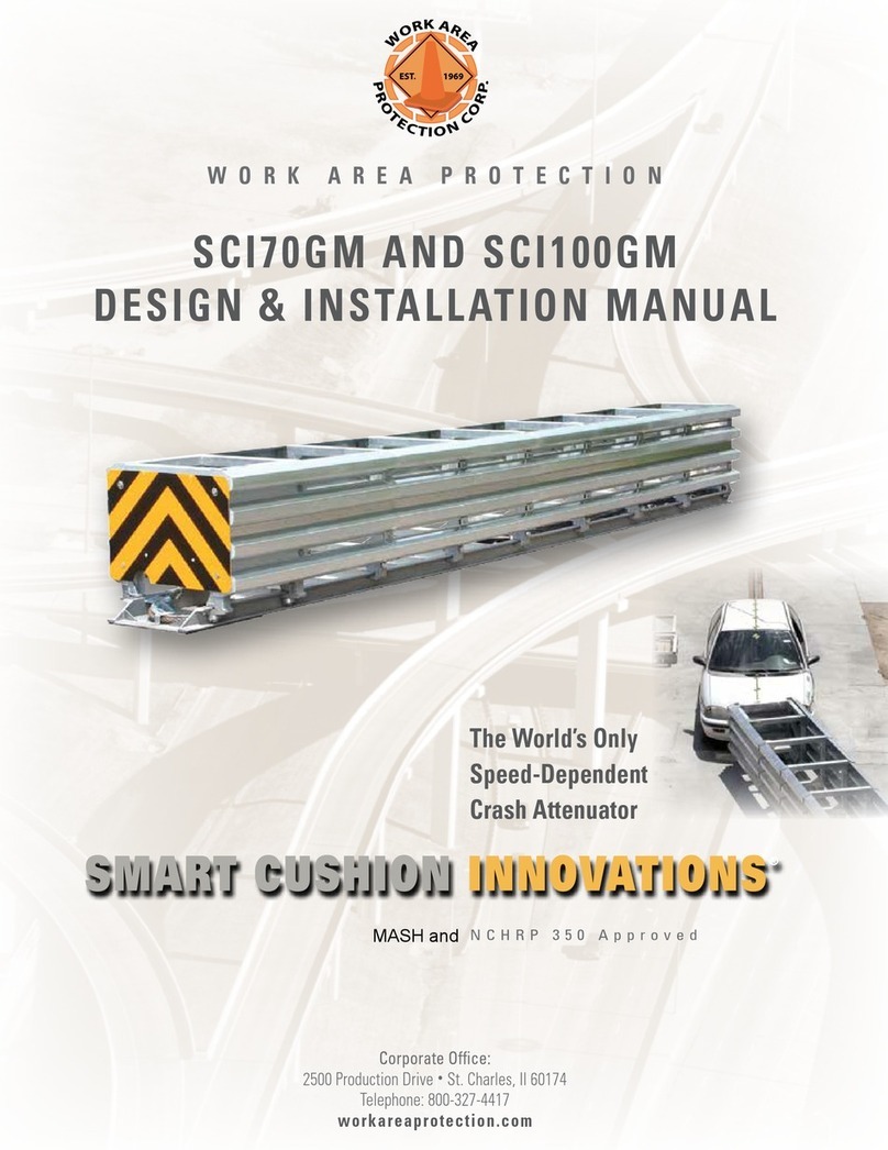 Work Area Protection SMART CUSHION INNOVATIONS SCI70GM Design & Installation Manual