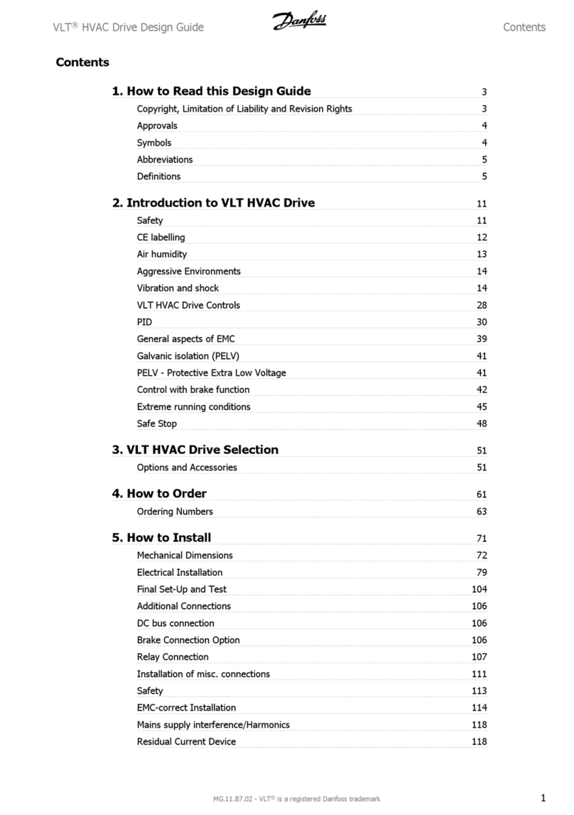 Danfoss VLT HVAC Drive FC 100 Series Guide