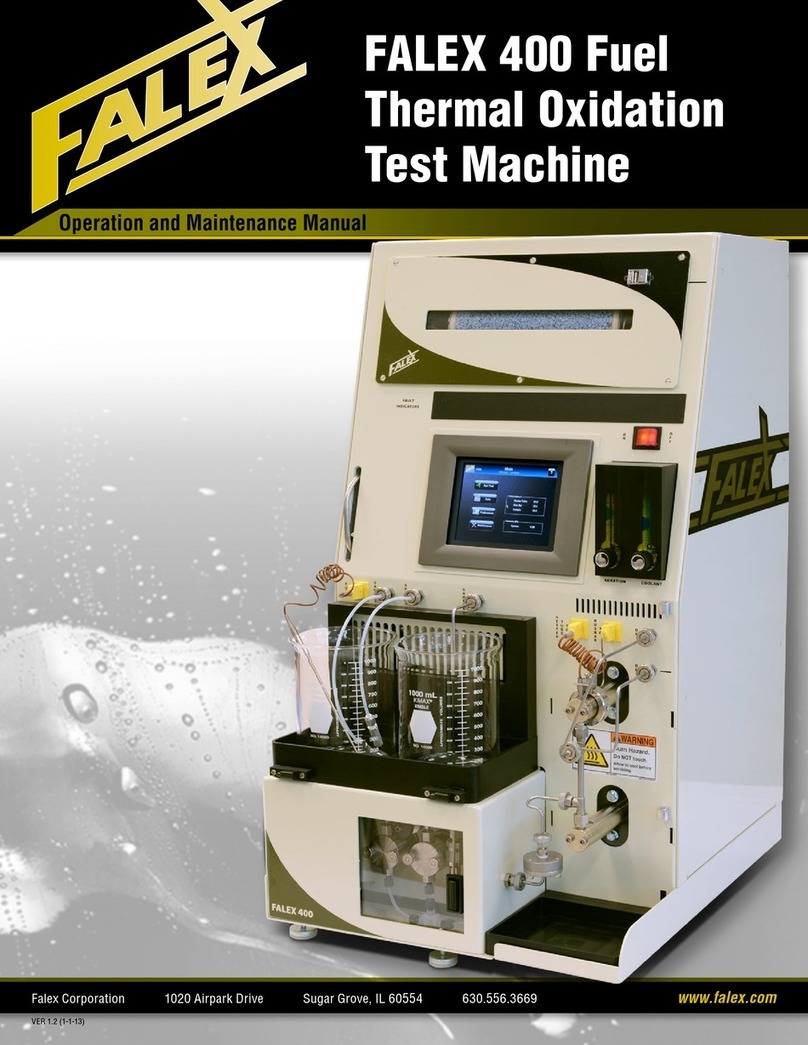 FALEX 400 Operation and maintenance manual