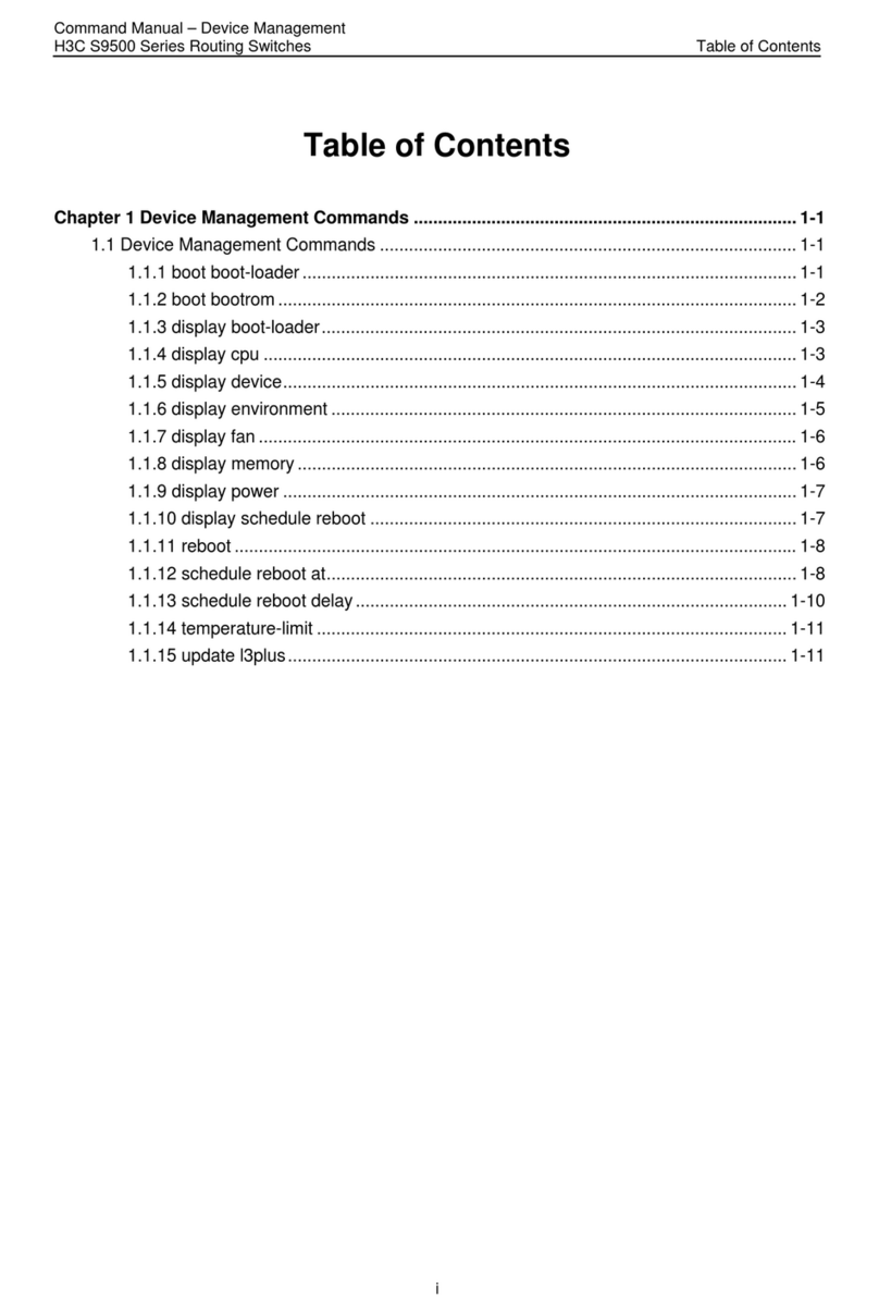 H3C S9500 Series Command manual H3C S9500 Series Command manual
