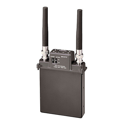 Sony WRR-855A User manual