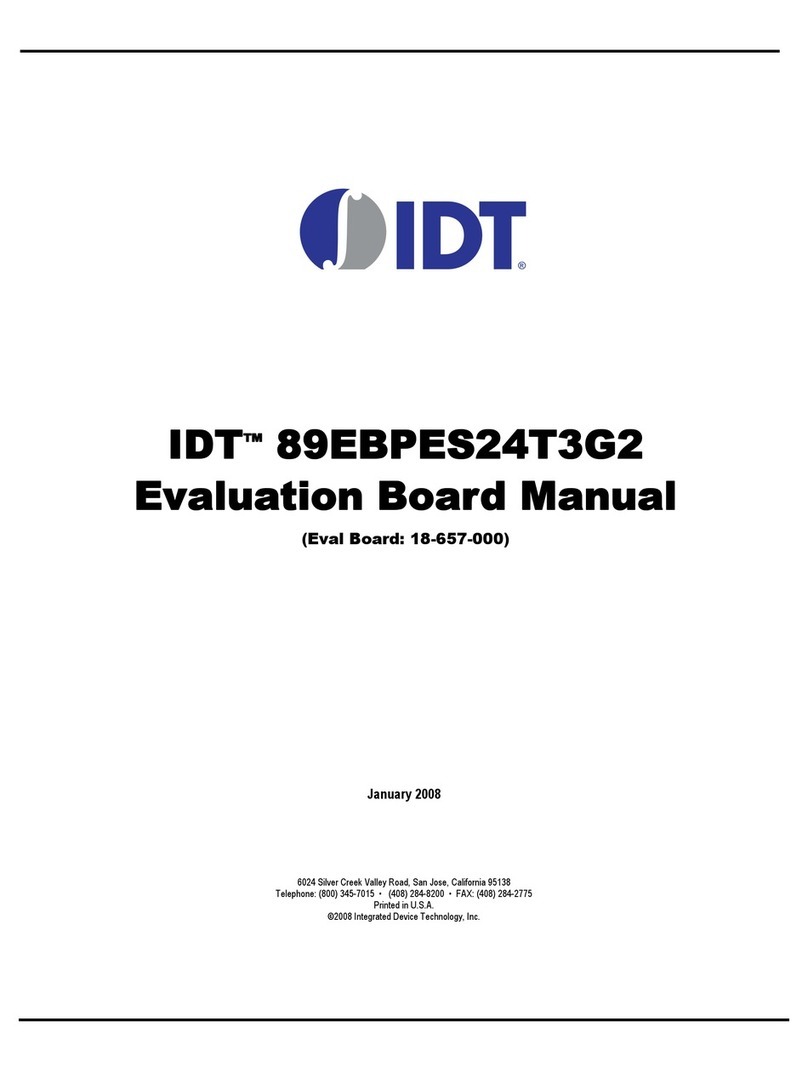 IDT 89EBPES24T3G2 manual