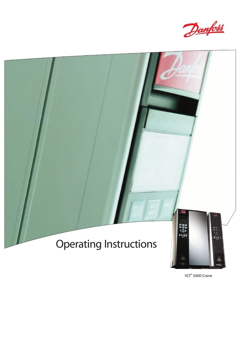 Danfoss VLT 5000 Crane Series User manual