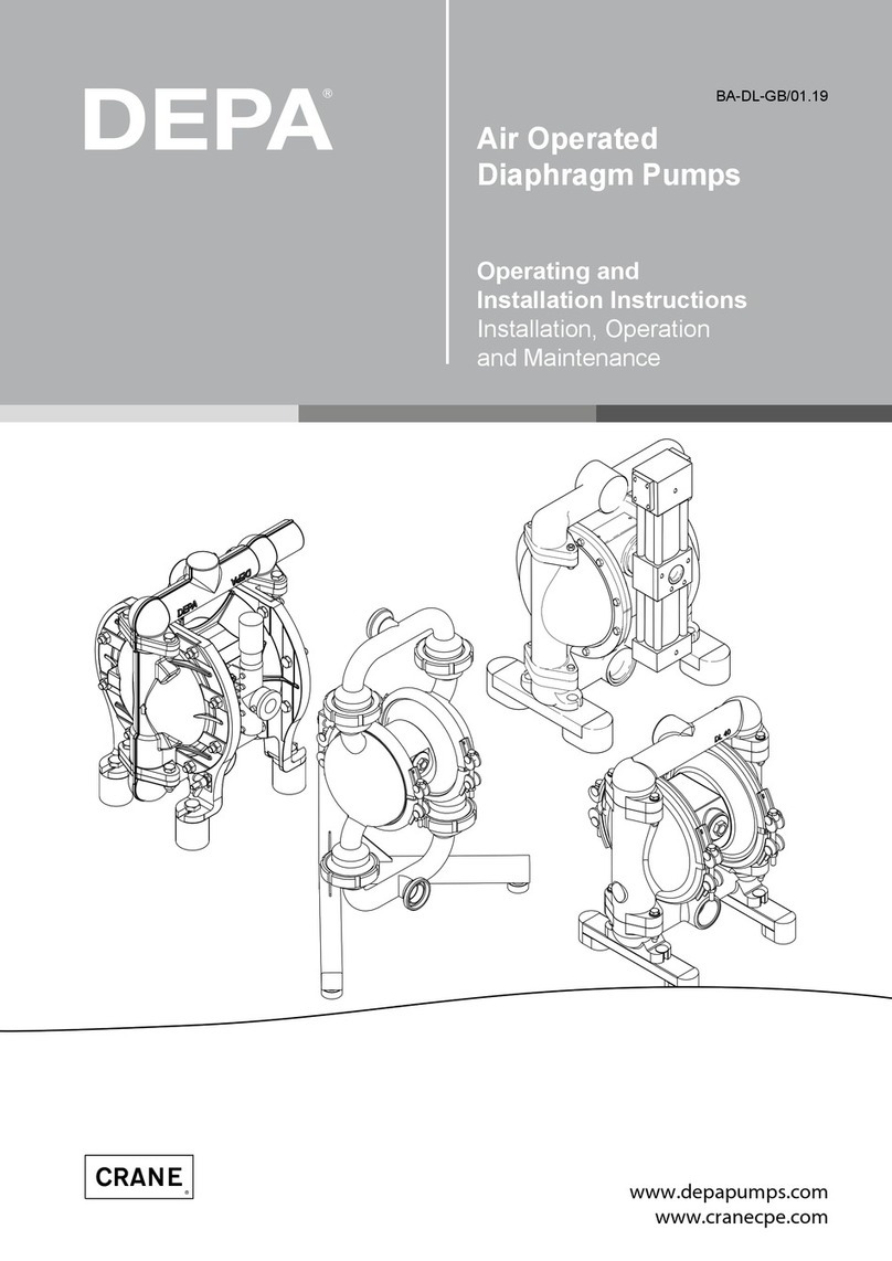 Depa DL25-L Operating and installation instructions