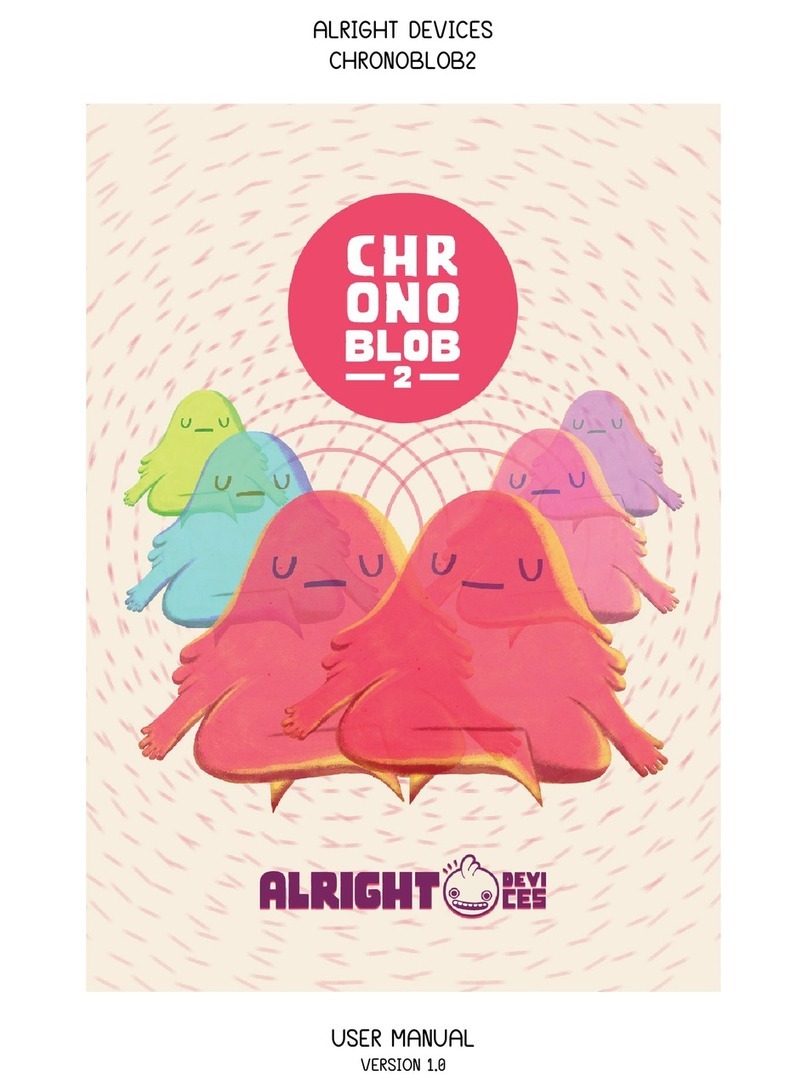ALRIGHT DEVICES Chronoblob2 User manual