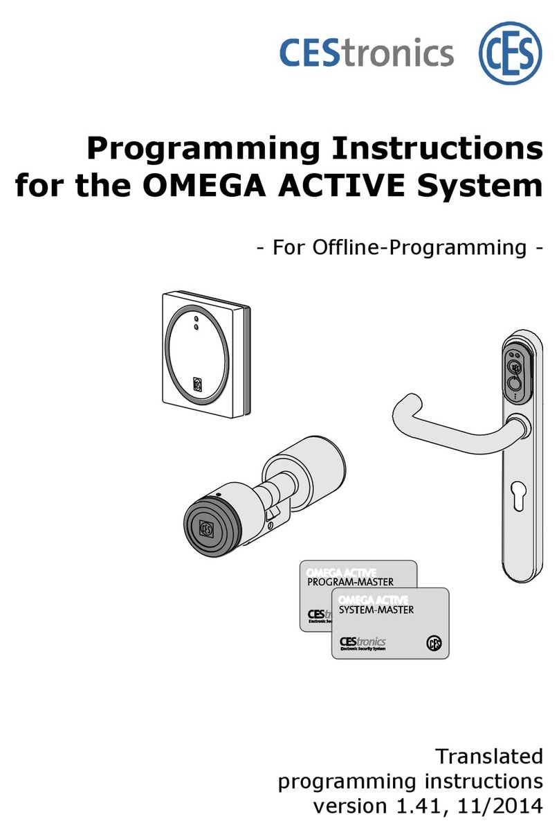 CEStronics Omega Active Programming instructions