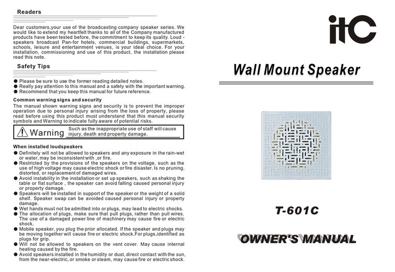 ICT T-601C owner's manual