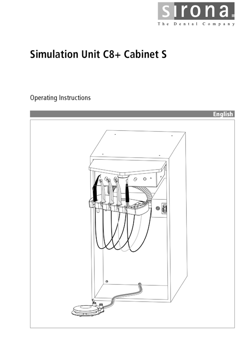 Sirona C8+ Cabinet S User manual