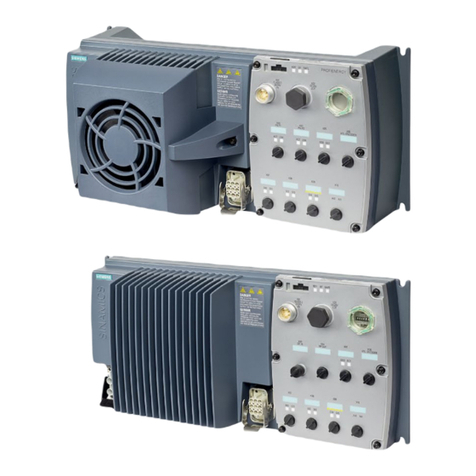 Siemens Sinamics CU240D-2 DP operating instructions