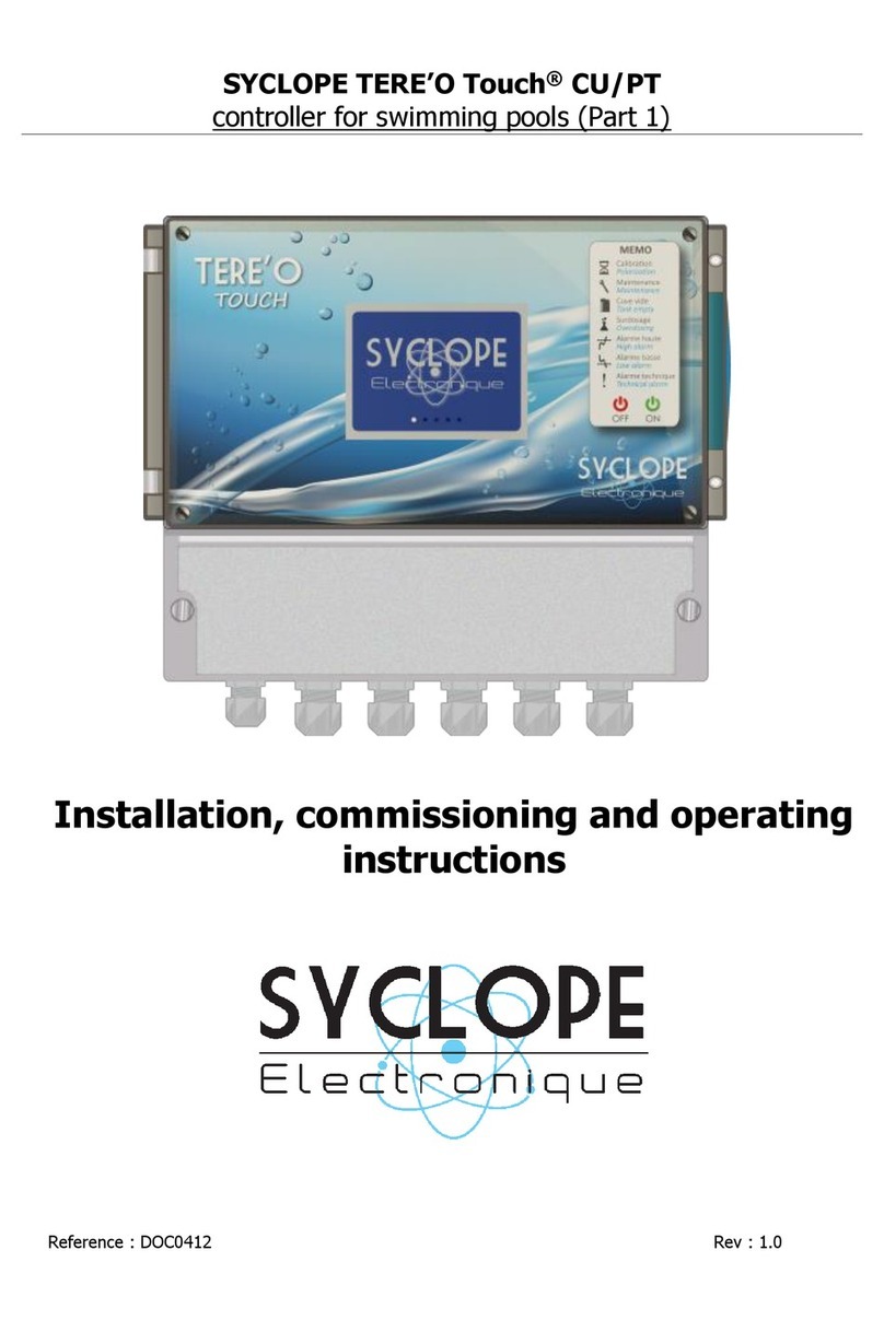 SYCLOPE TERE'O Touch CU/PT Installation, commissioning and operating instructions