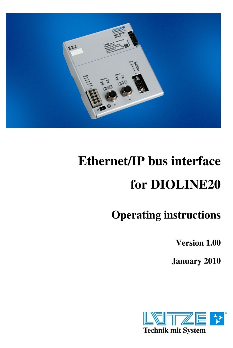 Lütze DIOLINE20 operating instructions