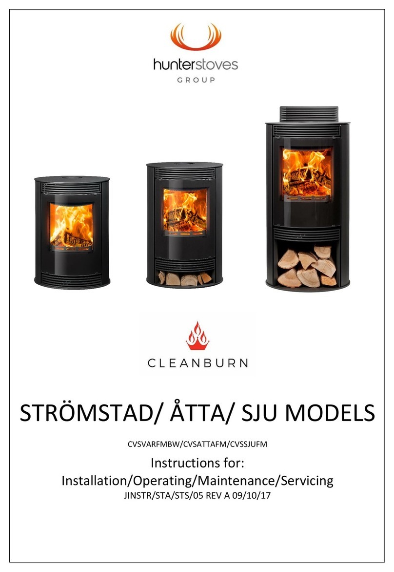 Hunter Stoves Stromstad Instructions for installation/operation/maintenance/servicing Hunter Stoves Stromstad Instructions for installation/operation/maintenance/servicing